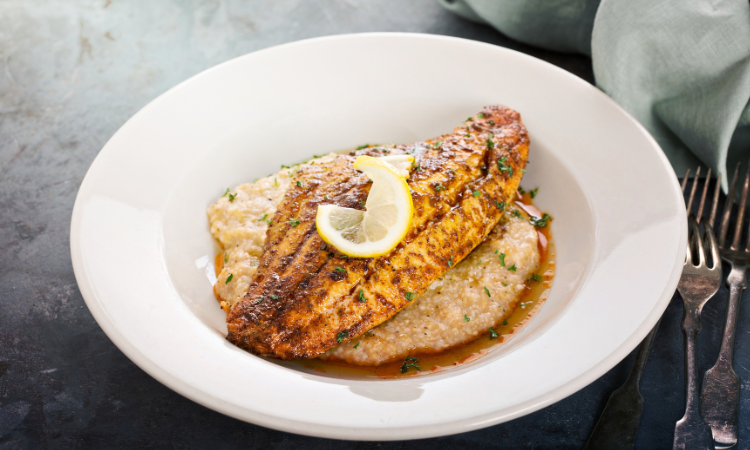 Braised Golden Tilefish