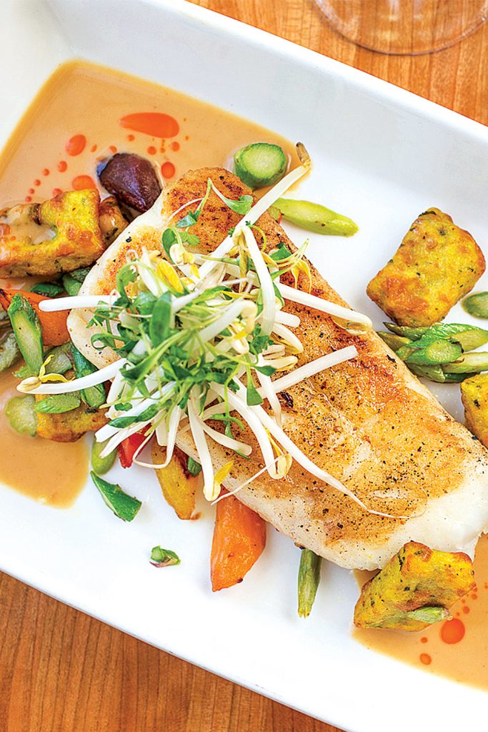 Poached Flounder