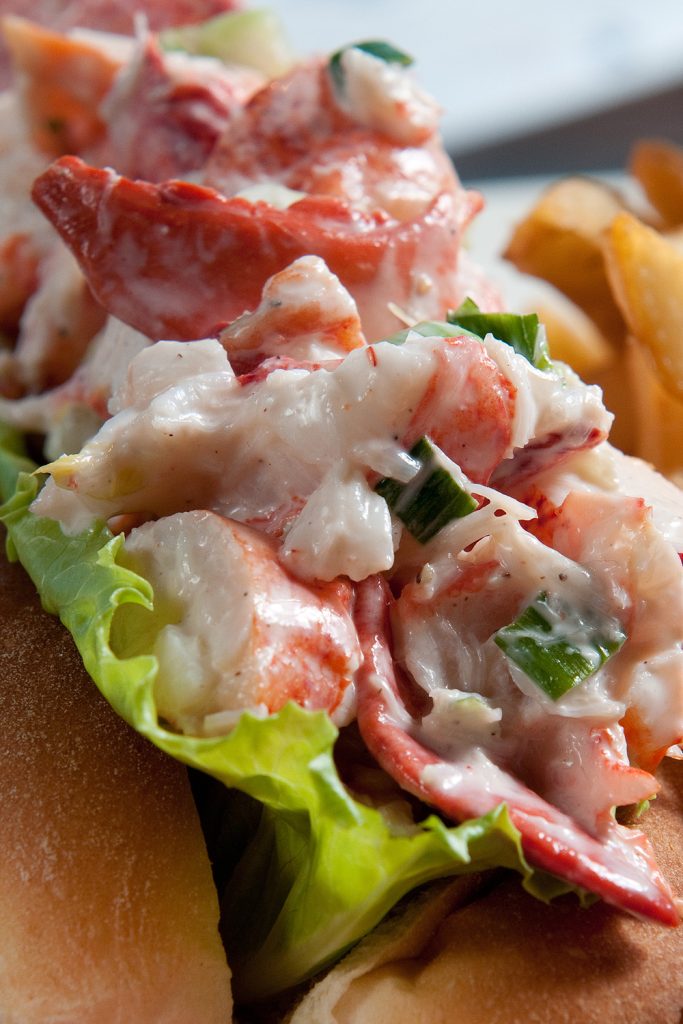 Warm Lobster Crostini with Crème Fraîche