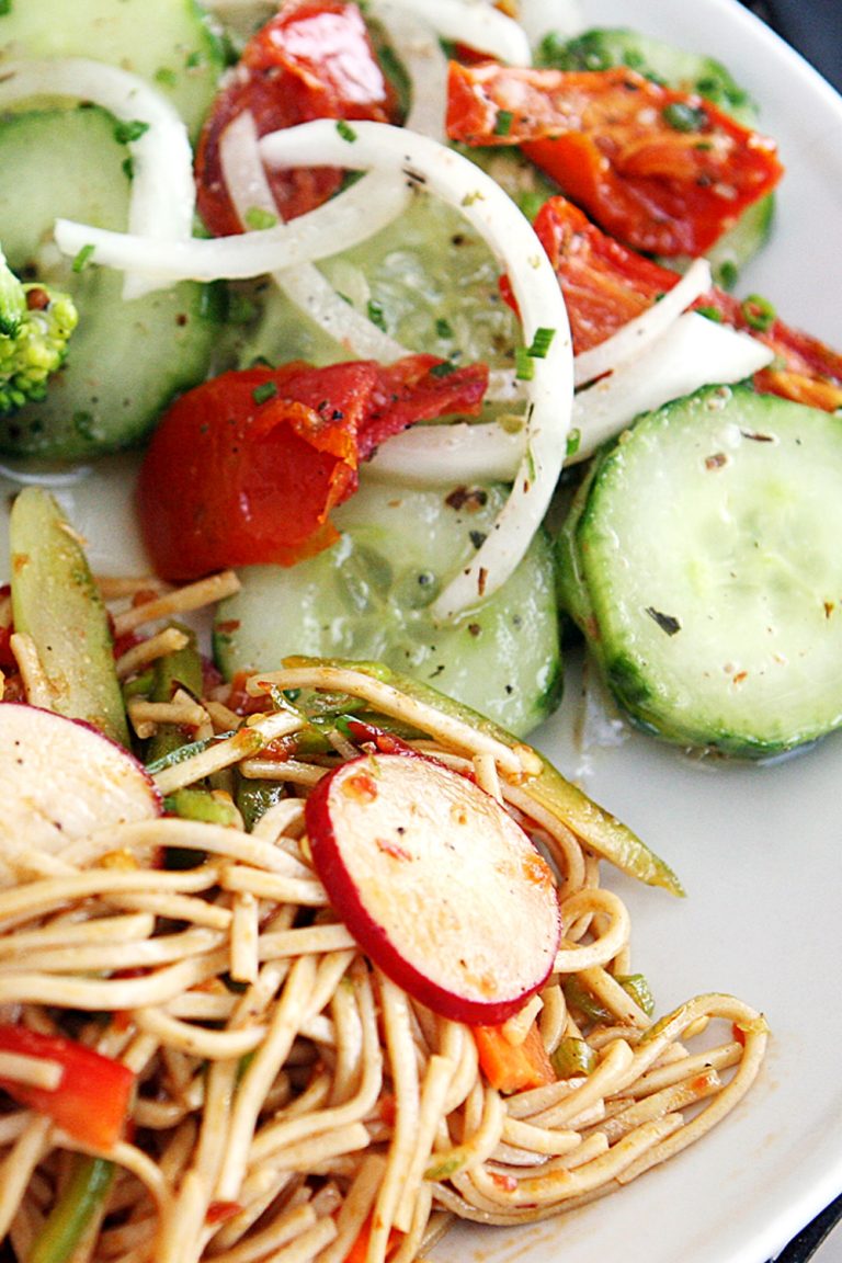 Local Cucumber and Tomato Salad
