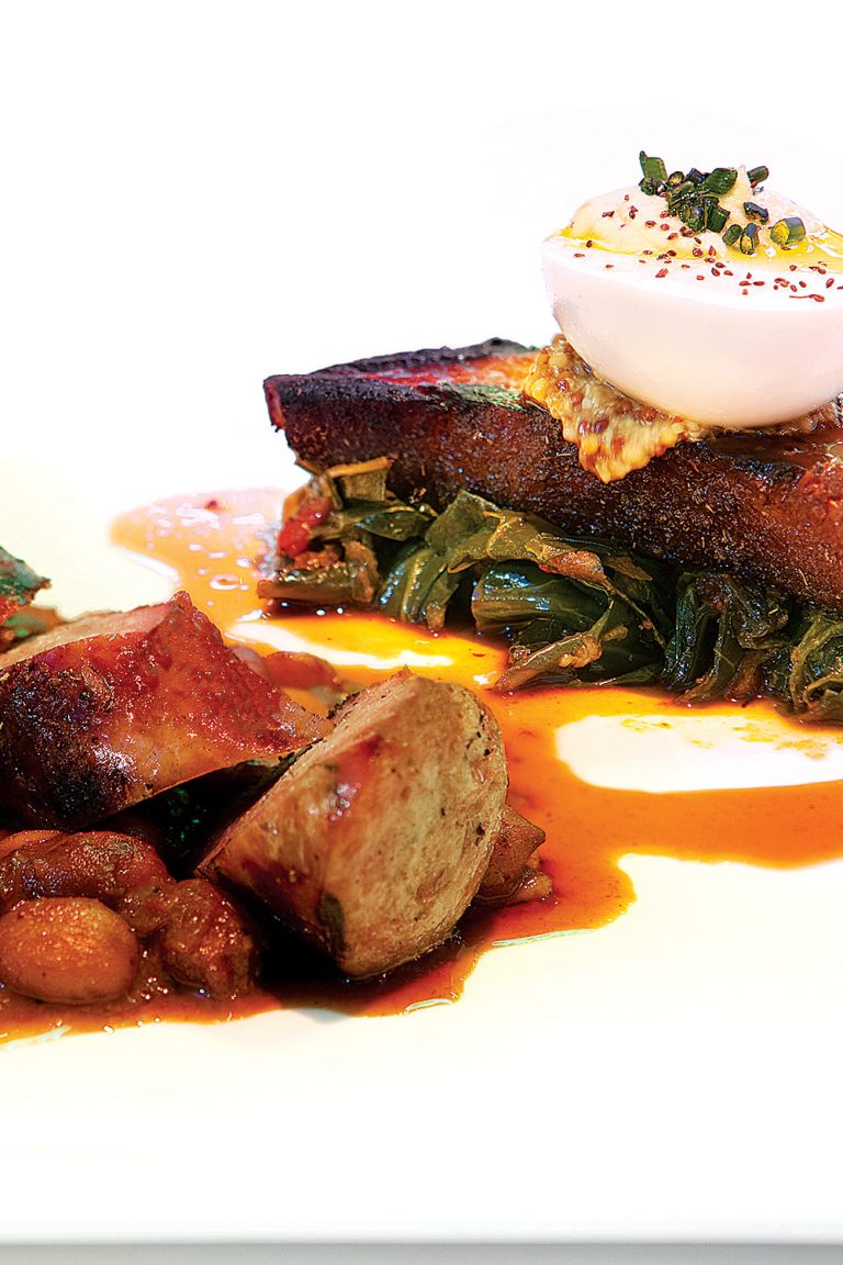 Roasted Pork Belly with BBQ Boiled Peanuts