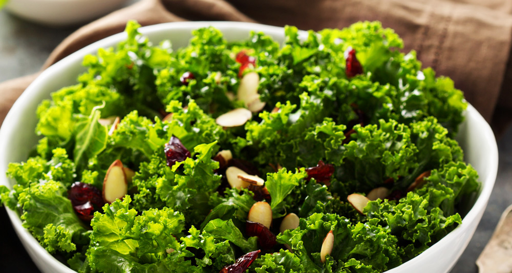 Certified SC Kale Salad with Cranberry Vinaigrette