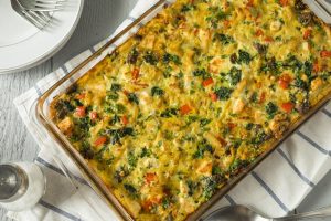 Spring Vegetable Egg Casserole
