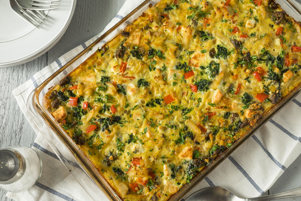 Spring Vegetable Egg Casserole