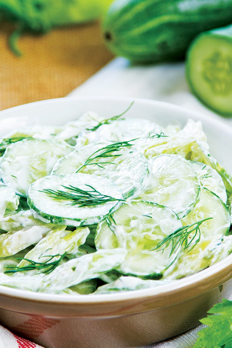 Lemon Dill Cucumber Salad
