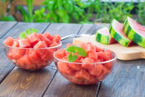 Honey Glazed Watermelon Bites