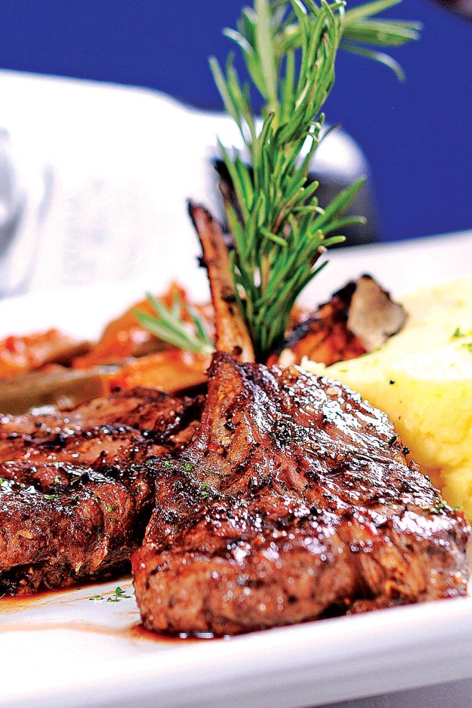 Rosemary Cornmeal Crusted Lamb Loin