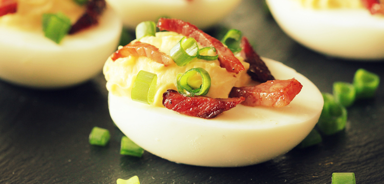 Bacon Jalapeño Deviled Eggs