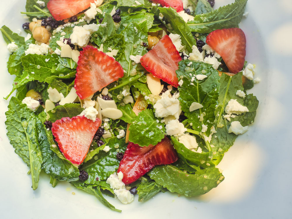 Strawberry Kale Salad