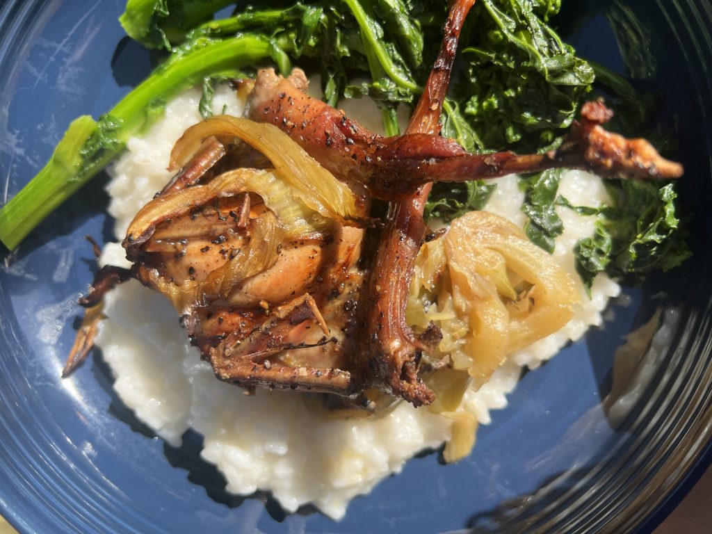 Fennel Roasted Quail