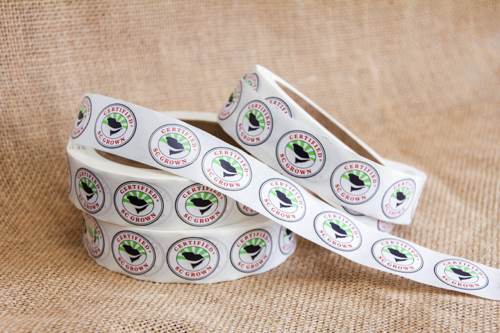 Certified SC Grown Labels